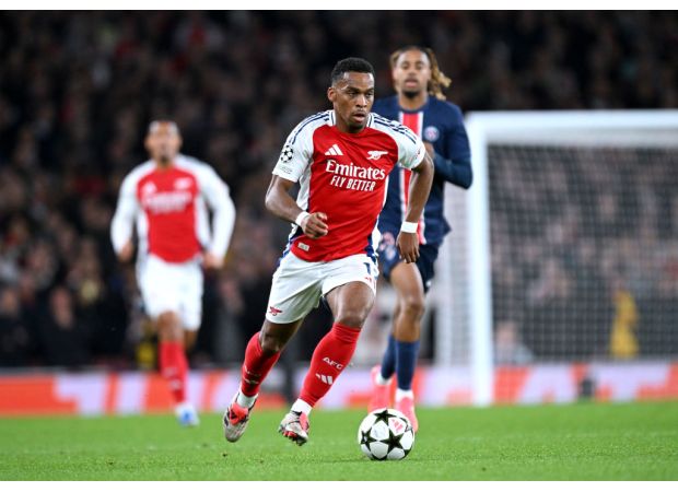 Update on Timber's injury after he was substituted at half-time during the match against PSG, where Arsenal star was playing.