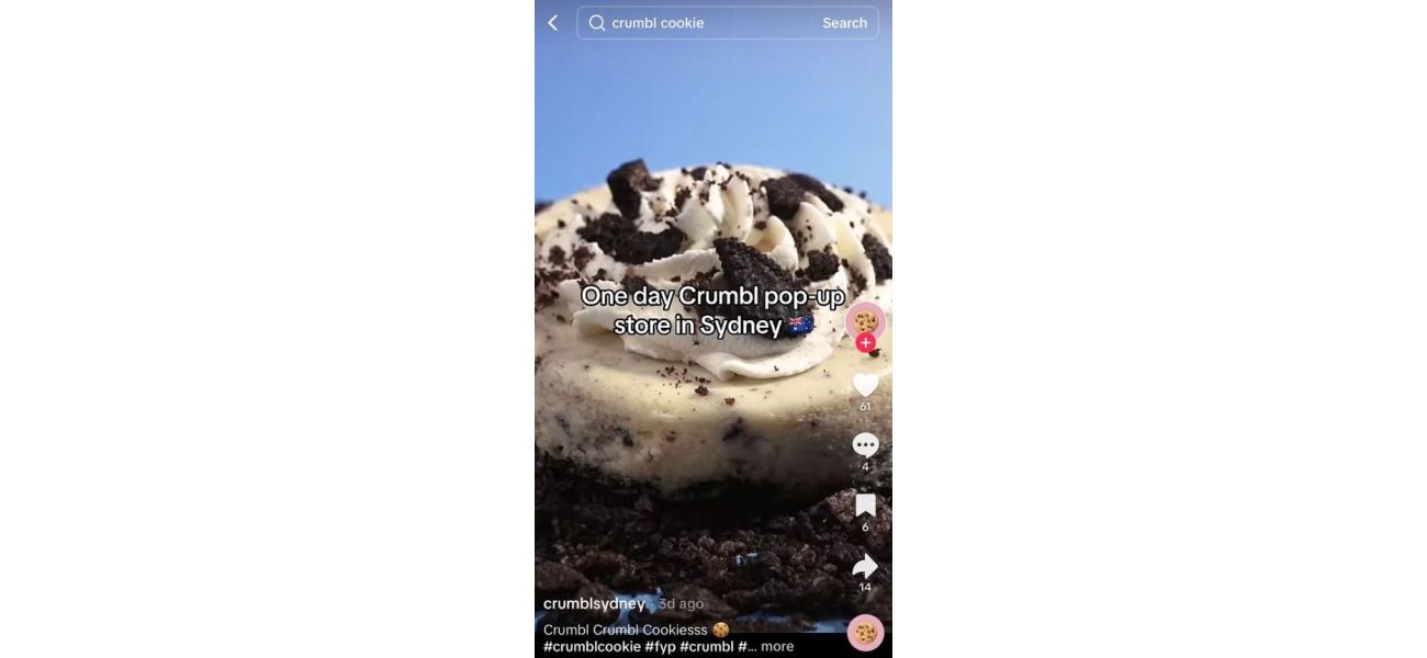 Cookie company reacts to viral store criticism, suggests Australian stop