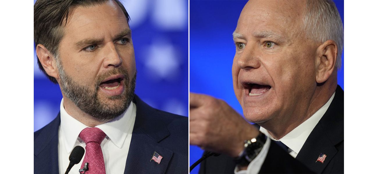 Vance and Walz engage in a heated vice presidential debate.