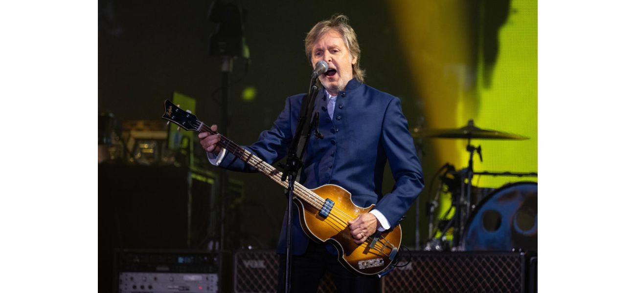 Sir Paul McCartney teases debut of AI-produced Beatles song in live performance.