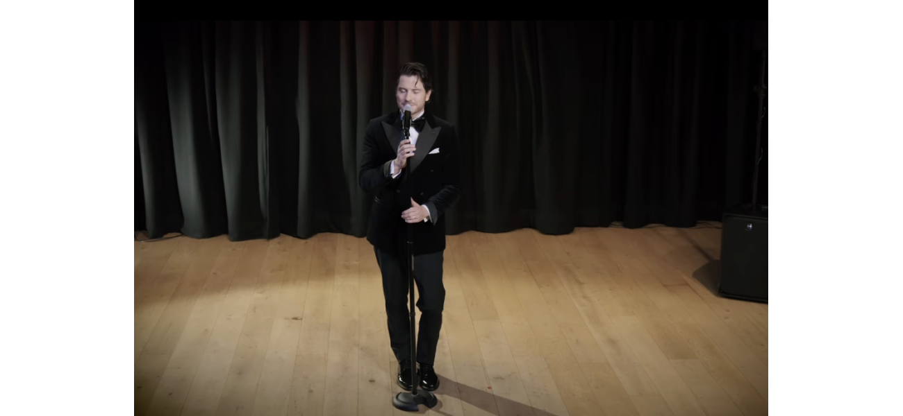 Toby Alexander-Smith impresses with singing while his real-life TV star wife lovingly supports him.