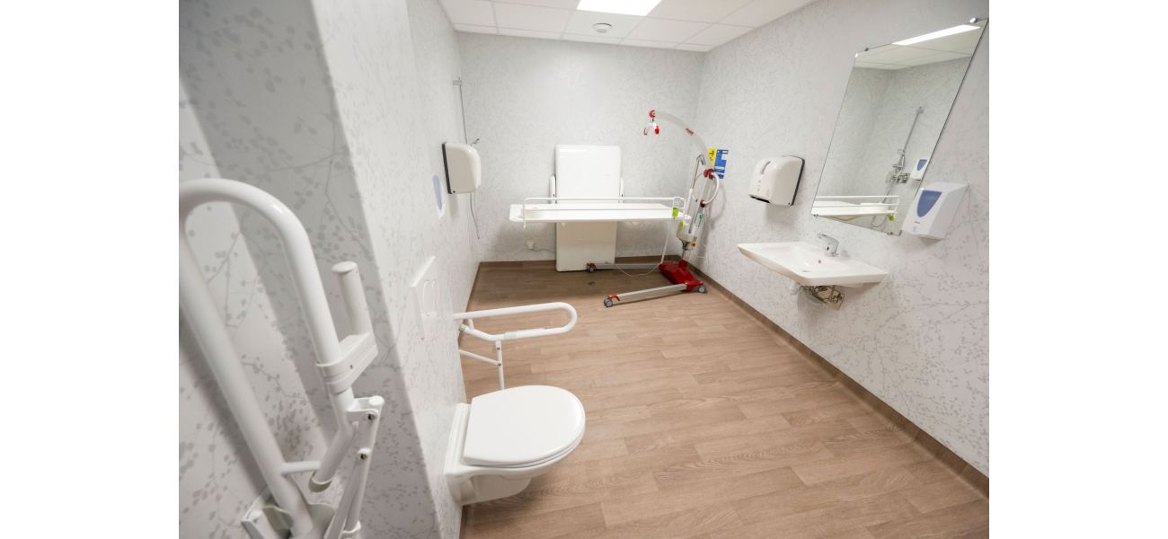 Restrooms now have changing tables for adults with disabilities.