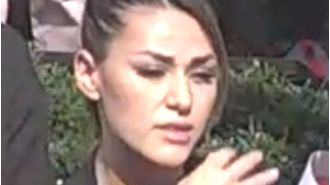 Authorities searching for female suspect in investigation of illegal symbols
