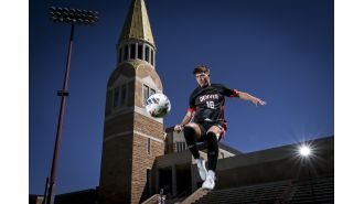 DU soccer player Sam Bassett believed his team had untapped potential and now, he is the star player on the top-ranked team in the nation.