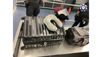 The items in this unmarked bag could result in a life sentence for its owner.