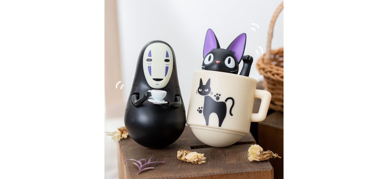 Cute Totoro and No-Face figures serve as a reminder to always stay strong and resilient in the face of challenges.