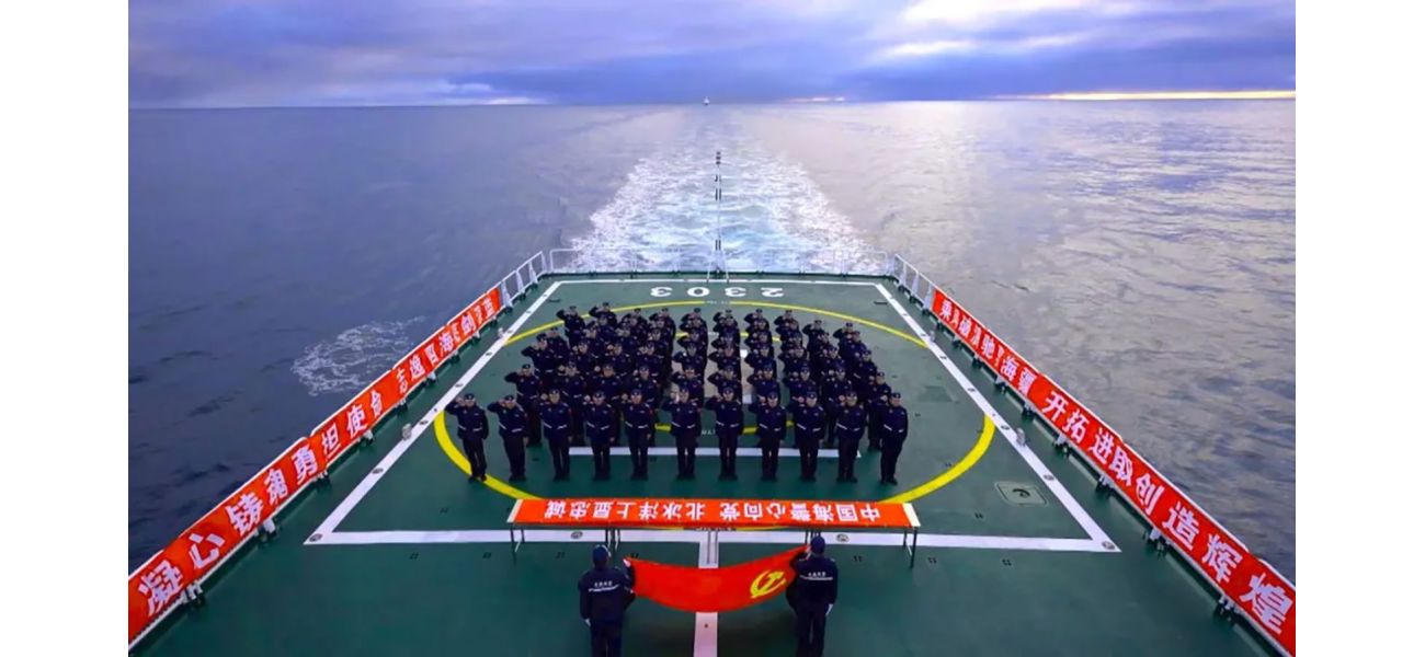 China now says they have ventured into the Arctic Ocean for the very first time.