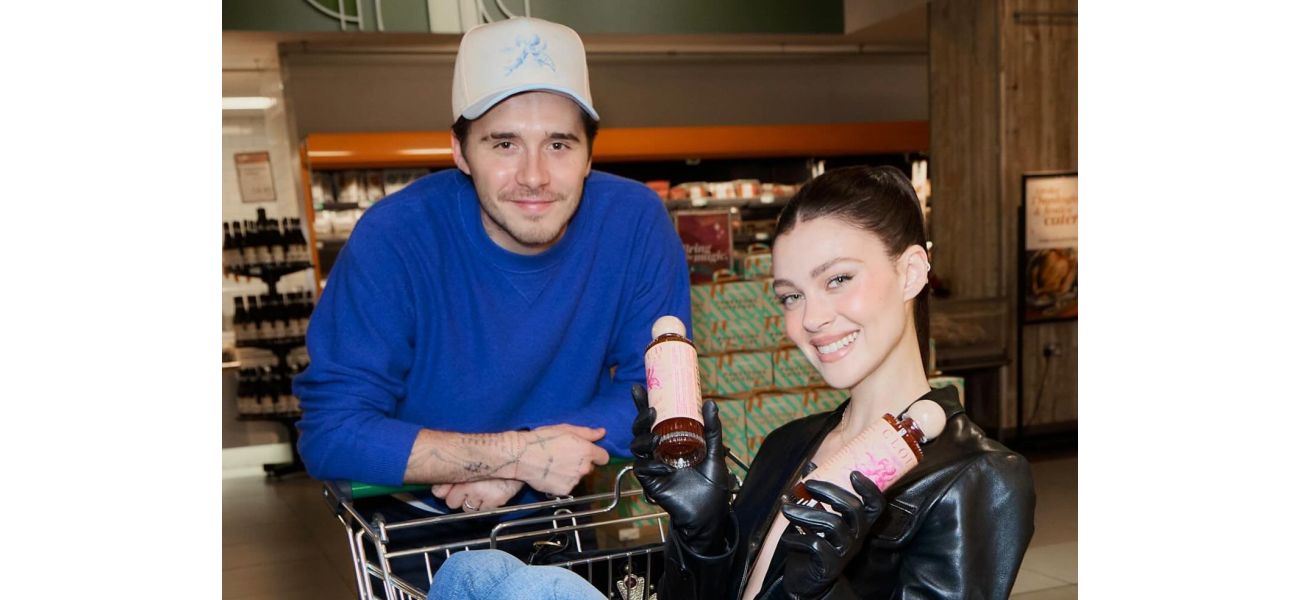 Brooklyn Beckham and Nicola Peltz debut their £15 hot sauce at Wholefoods.