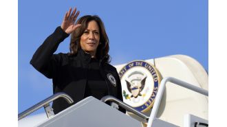 Lowry describes Kamala Harris as a fake tough stance on immigration.