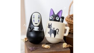 Cute Totoro and No-Face figures serve as a reminder to always stay strong and resilient in the face of challenges.