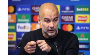Guardiola says four Man City players are unavailable and addresses concerns about Erling Haaland's injury.