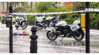 Police officer charged for causing death by careless driving of mother of four after being struck by the motorcade of the Duchess of Edinburgh.