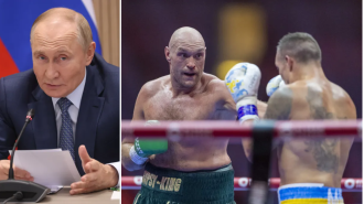 Boxer Tyson Fury's recent use of expletives before his rematch with Oleksandr Usyk has drawn comparisons to Russian leader Vladimir Putin.