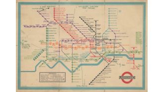 Old map of London Underground from 90 years ago reveals changes in layout.