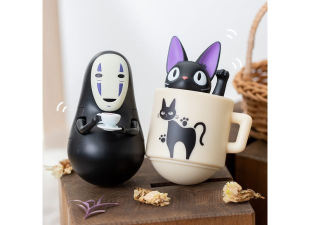 Cute Totoro and No-Face figures serve as a reminder to always stay strong and resilient in the face of challenges.