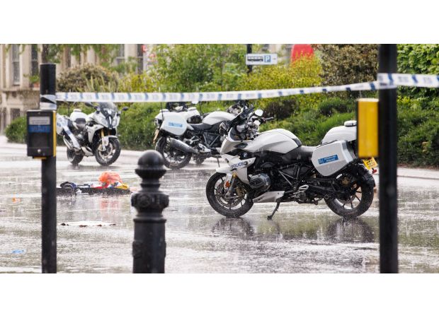 Police officer charged for causing death by careless driving of mother of four after being struck by the motorcade of the Duchess of Edinburgh.