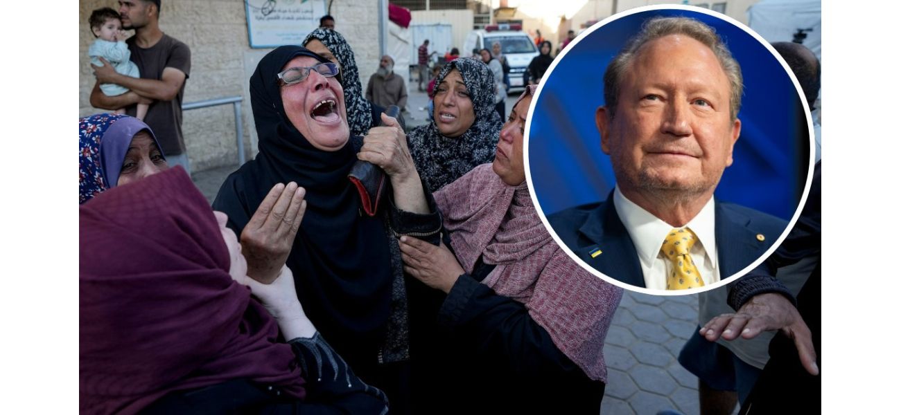 Australian billionaire promises $18 million to help Gaza
