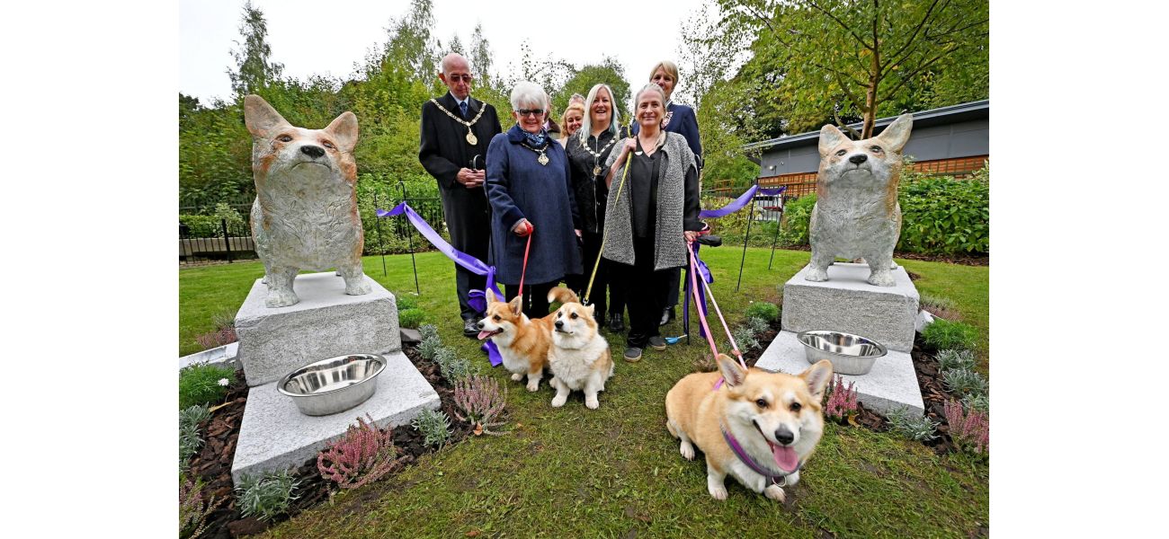 City officials use £35,000 for Corgi statues rather than repairing potholes, causing controversy.