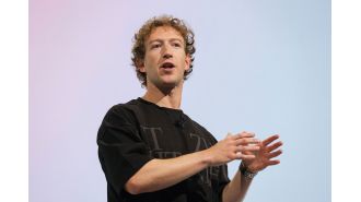 Zuckerberg joins elite group with $300 billion net worth.