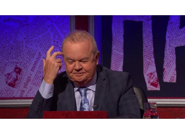 Satirist Ian Hislop pokes fun at a taxi incident and shares a bizarre question the police asked him.