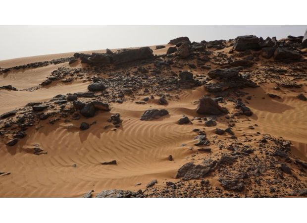 There is a large area of unclaimed land, equivalent to a small country, that no government is interested in owning.