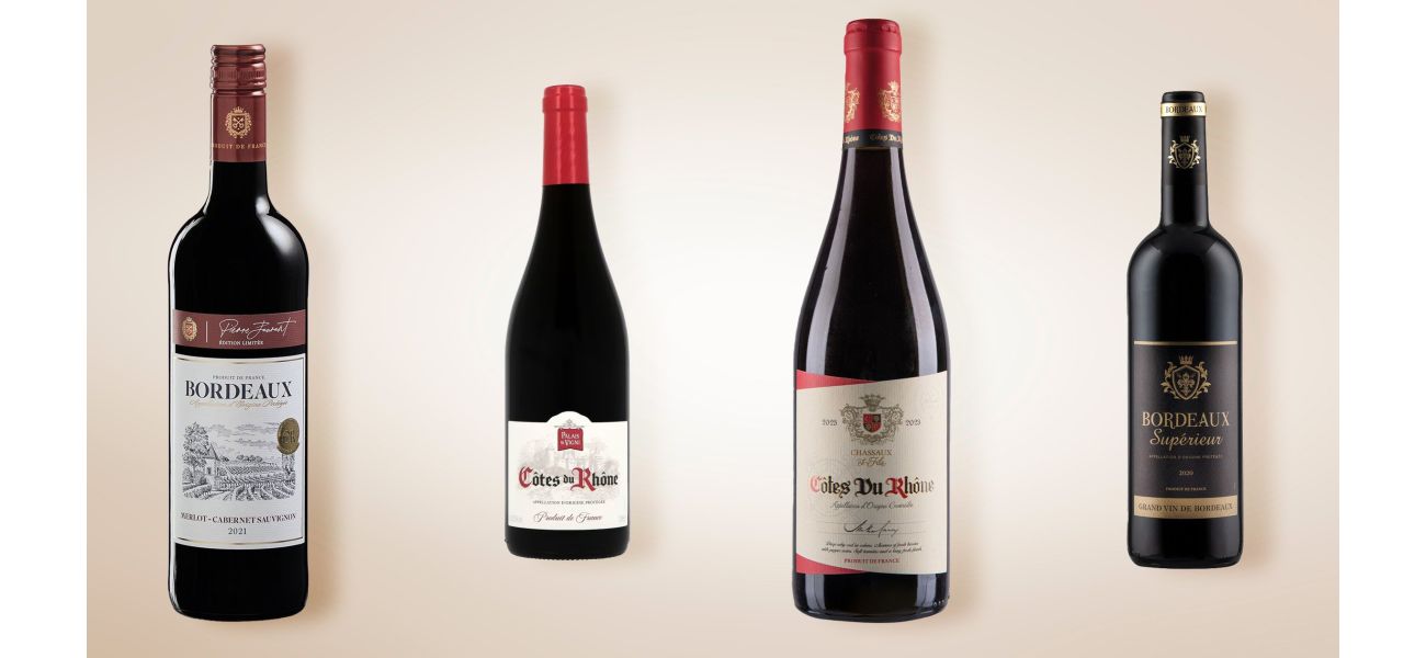 A drinks expert shares the top red wines under £10 from Aldi, Tesco, and Lidl.