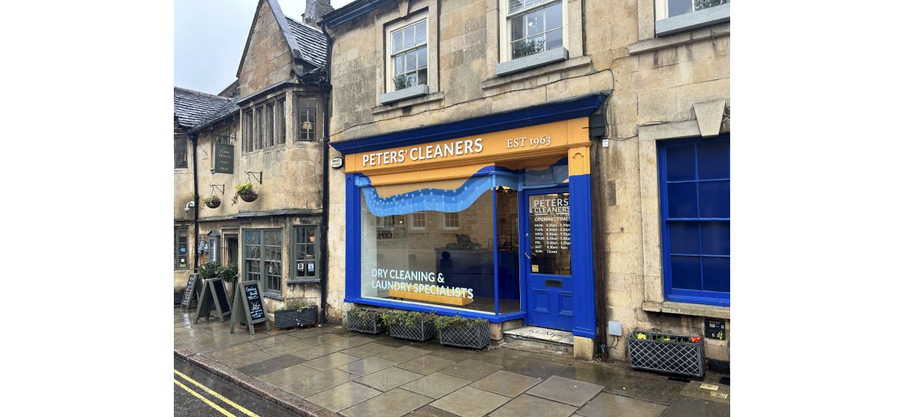 Dry cleaner in trouble for damaging charm of UK town, must repaint store.