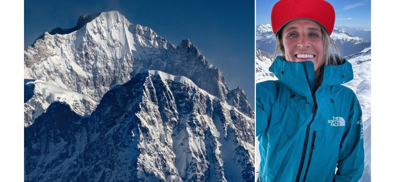 A British climber is lost on a 23,000ft mountain due to lost equipment in a ravine.