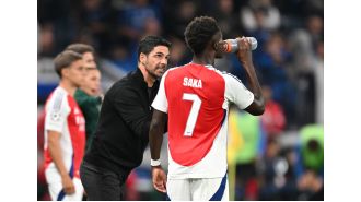 Arteta cautions Saka about speaking of Premier League title aspirations.