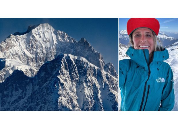 A British climber is lost on a 23,000ft mountain due to lost equipment in a ravine.