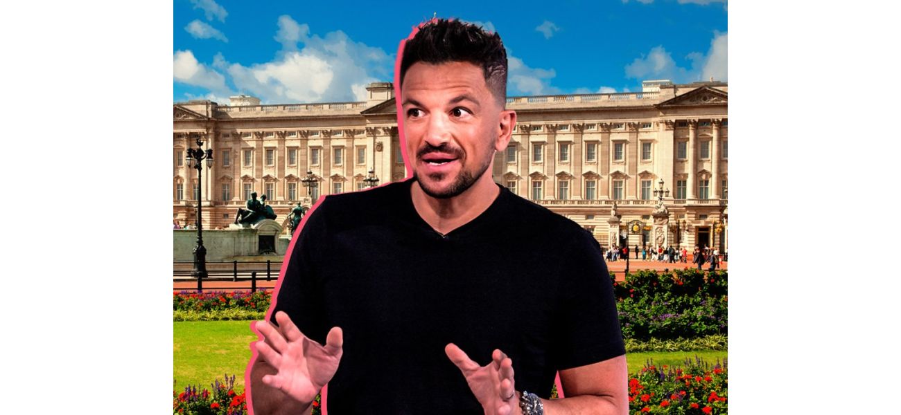 Peter Andre can't go back to Buckingham Palace after a costly accident.