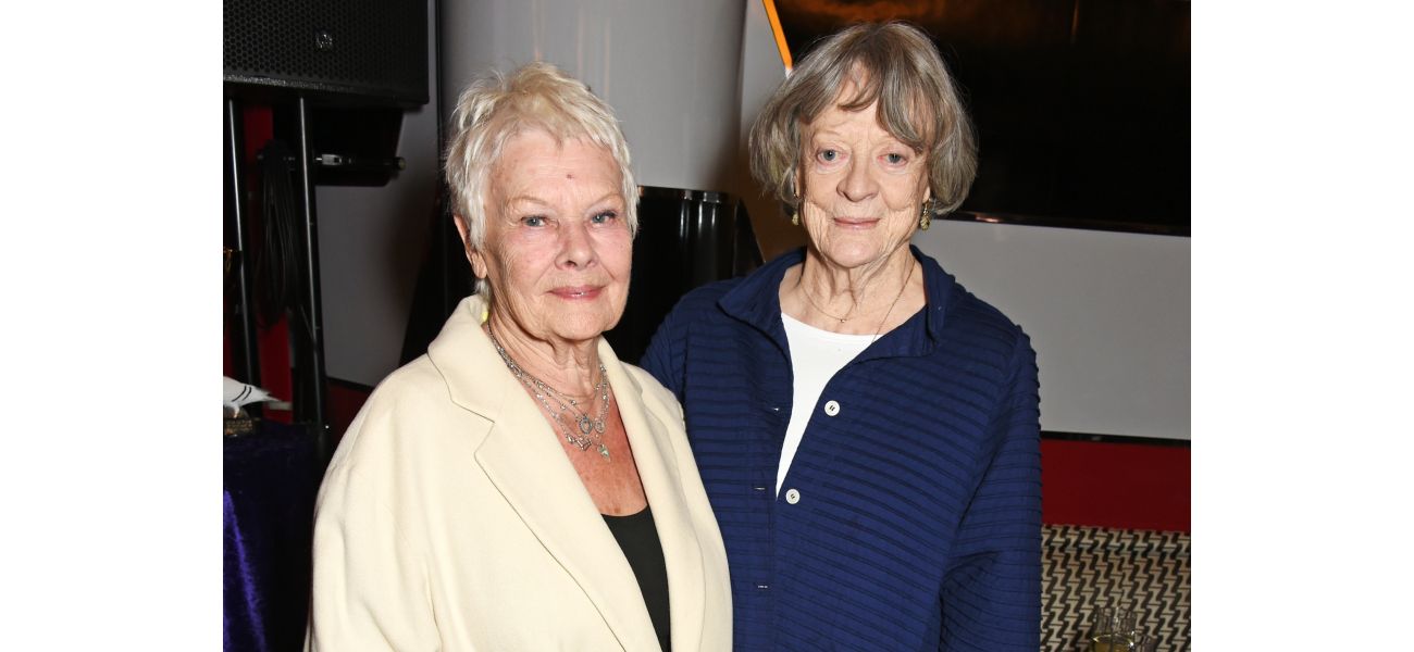 Dame Judi Dench becomes emotional when talking about the passing of her friend Maggie Smith.
