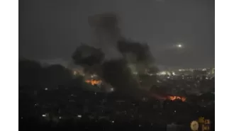 Israel bombards Lebanon, targeting areas in Beirut and the northern region.