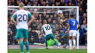 Newcastle's Anthony Gordon was trolled by Everton with a brutal video after missing a penalty.