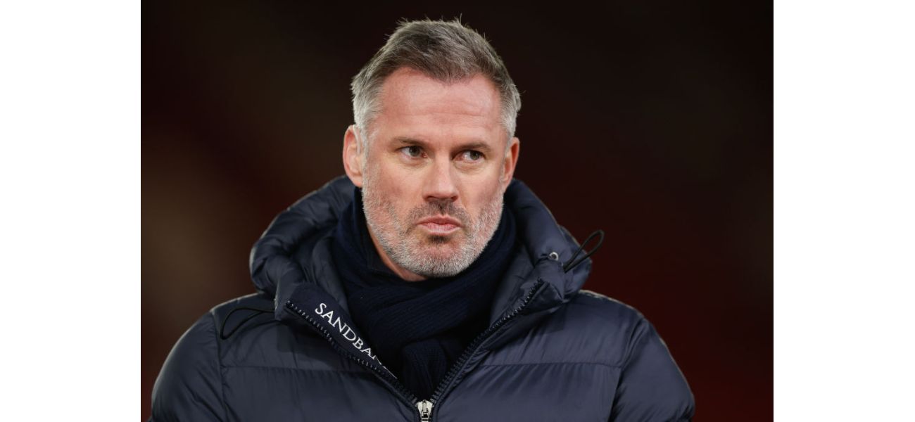 Former Liverpool star Jamie Carragher criticizes under-performing Manchester United player after team's tie against Aston Villa.