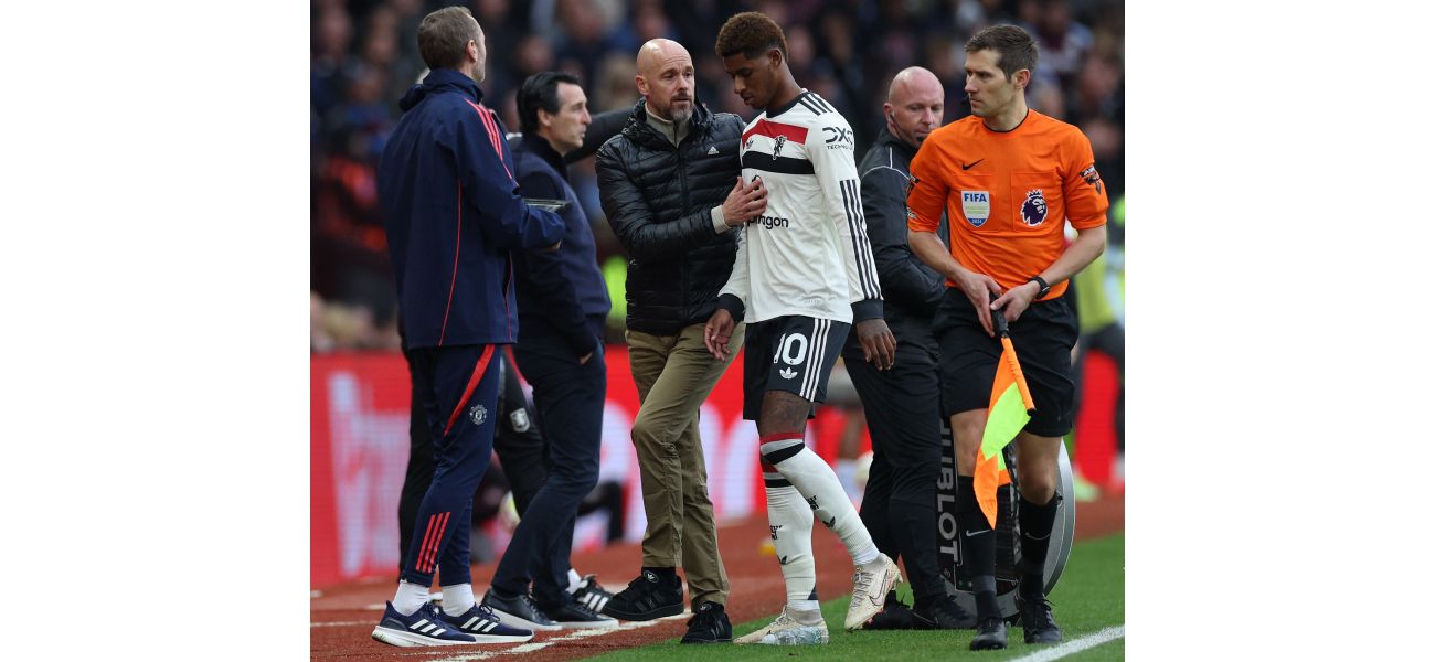 Carragher says Rashford should've been sent off vs Aston Villa but got lucky.