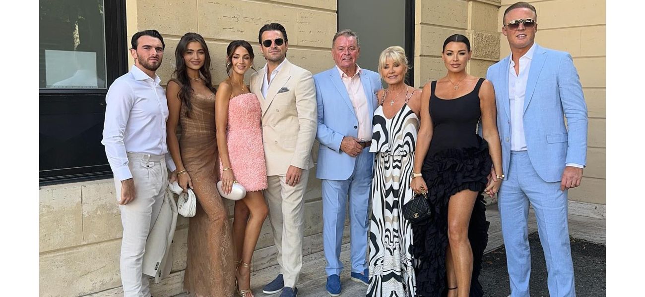 Mark Wright and Michelle Keegan had a great time with their family at Millie Bobby Brown's wedding.