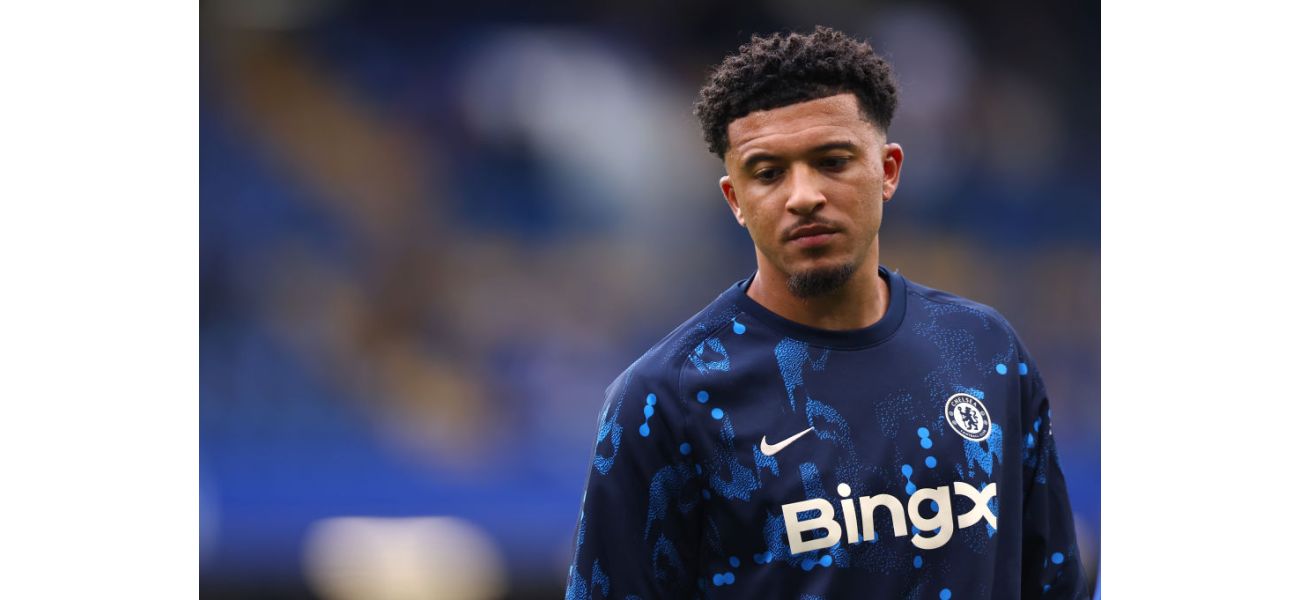 New Chelsea player Jadon Sancho advised that his current playing style is too straightforward and may result in him being benched.