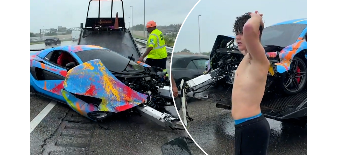 20-year-old YouTuber crashes $300k supercar in rain.