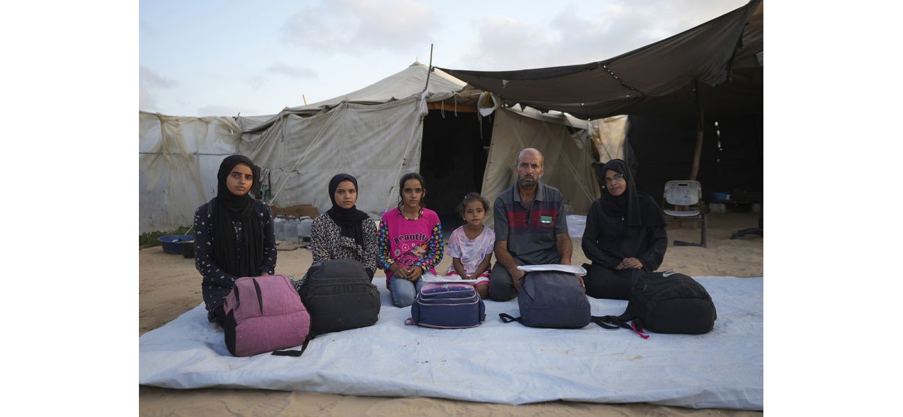 Following a family's journey through multiple moves across war-torn Gaza.