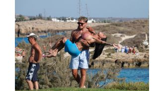 Katie Price enjoys romantic Cyprus trip with reality TV beau.