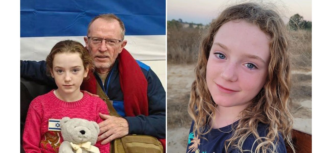 Girl's dad says she's happy again after October 7 kidnapping.