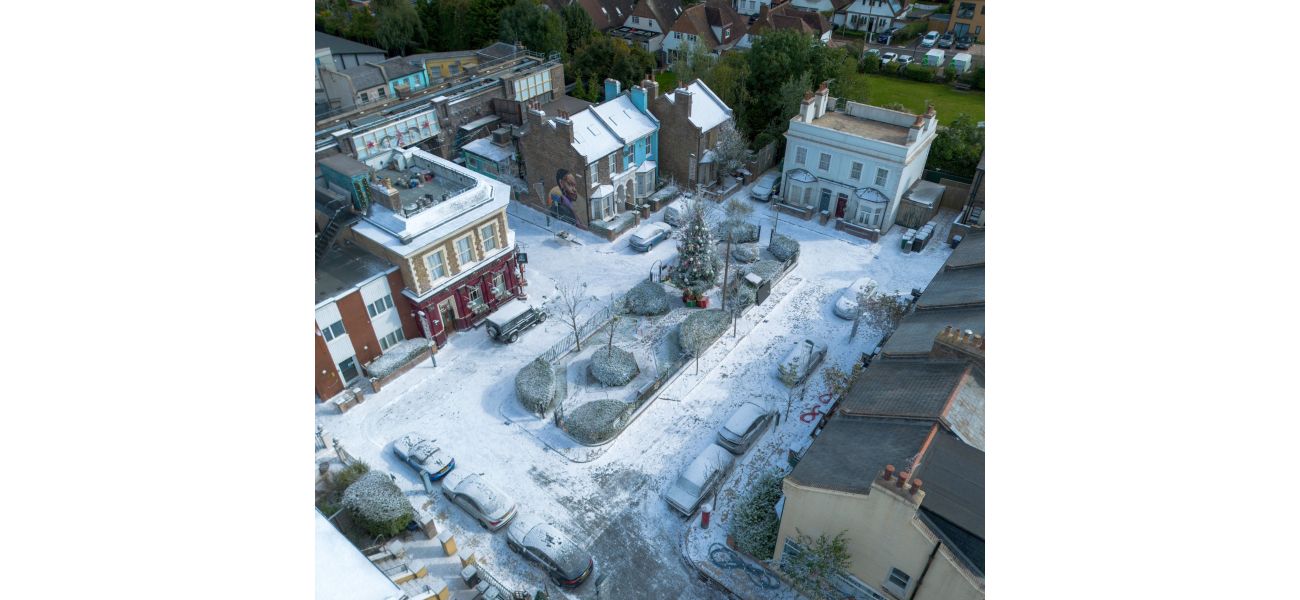 EastEnders' Christmas episode will be snowy based on festive photos.
