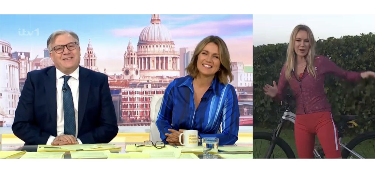 TV host flustered by Amanda Holden's 
