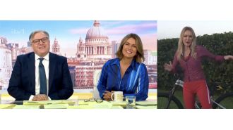 TV host flustered by Amanda Holden's 