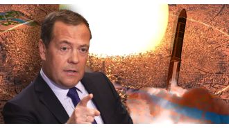 A high-ranking supporter of Putin urges Russia to destroy an island belonging to the Anglo-Saxon nations.