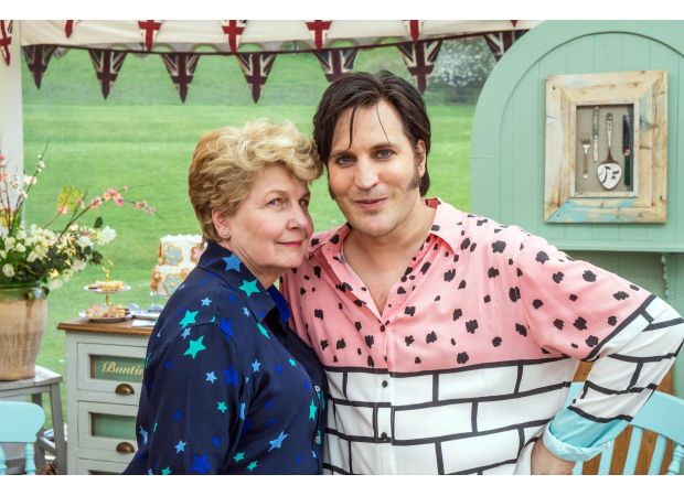 Sandi Toksvig openly admits she is no longer on good terms with her former Great British Bake Off co-host Noel Fielding.