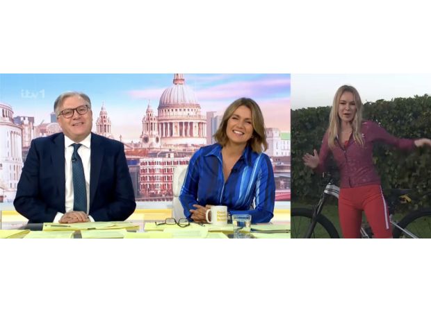 TV host flustered by Amanda Holden's 