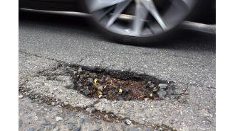 More and more potholes are being reported, with the number expected to reach a six-year high.