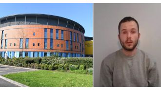 Police searching for escaped inmate from hospital.